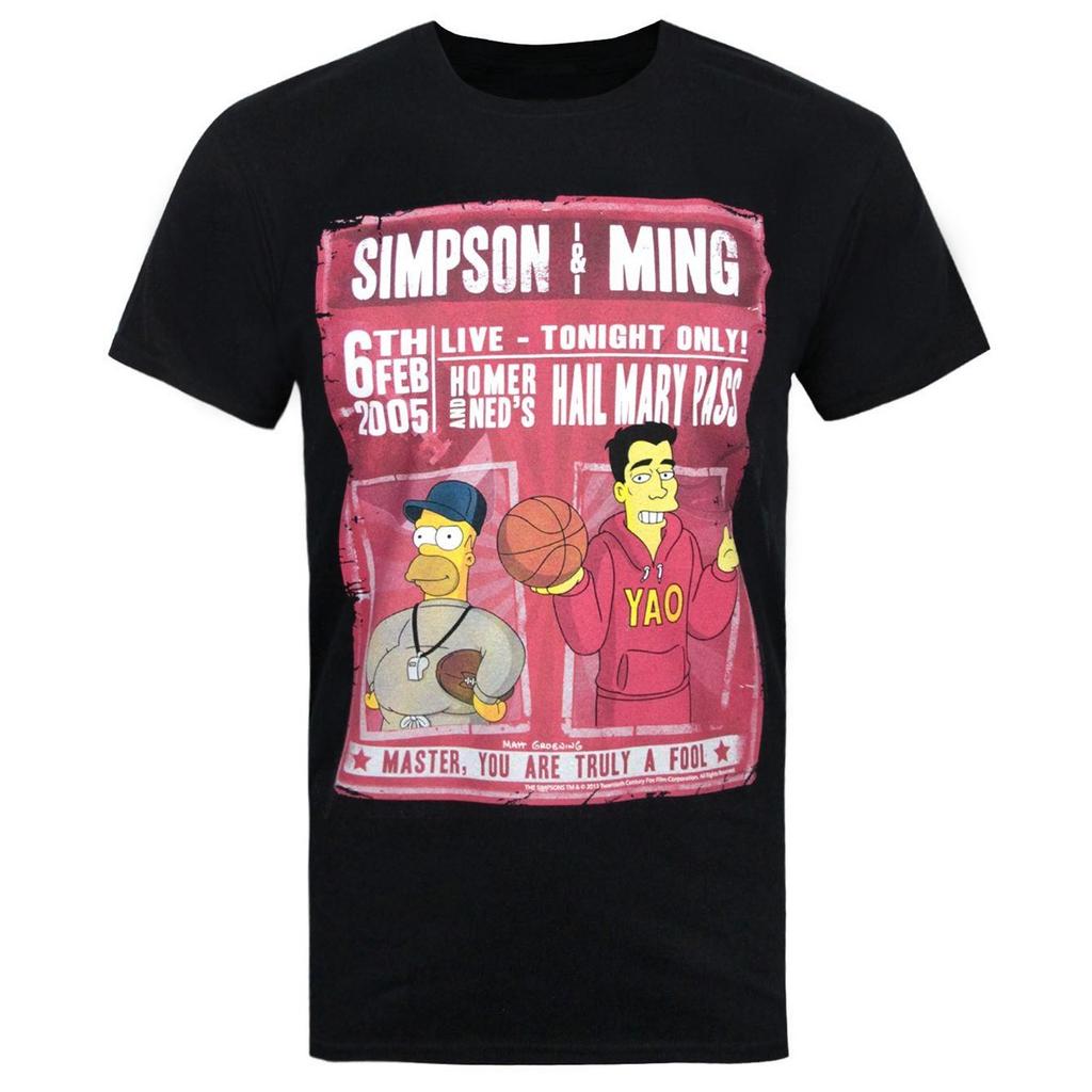 THE SIMPSONS Offizielles Simpson & Ming-T-Shirt für Herren