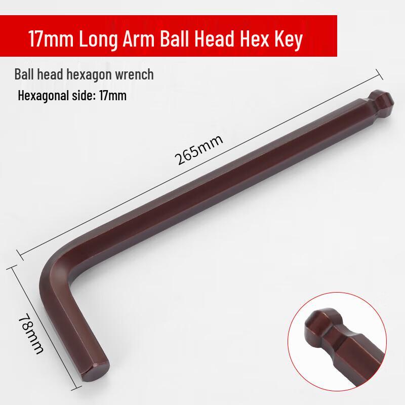 Wankajia L-Shape Ball End Hex Key Wrench