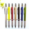 Multi-Function 5-in-1 Tool: Level, Scale, Screwdriver, Touch Stylus, Ballpoint Pen
