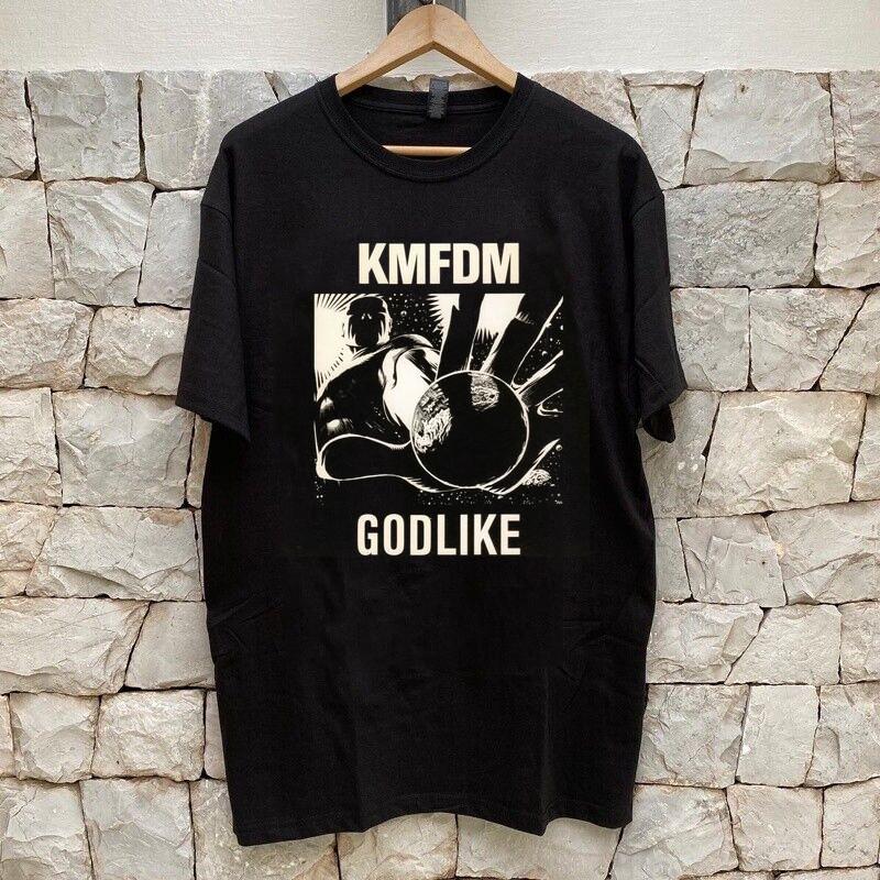 SALE KMFDM Band Godlike Unisex T Shirt Full Size S-5XL Unisex T-Shirt L