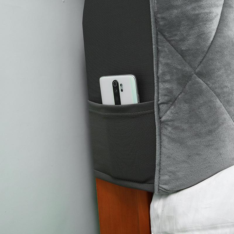 European-style Home Bedside Cover, Simple Elastic Cloth, All-inclusive Dust Cover, Plus Velvet Thickened Curved Bedside Cover