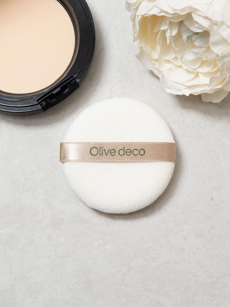 Olive Deco Round Karon Makeup Puff (65mm)