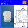 Triple-Layer Vacuum Release Silicone Nozzle for Robotic Arm