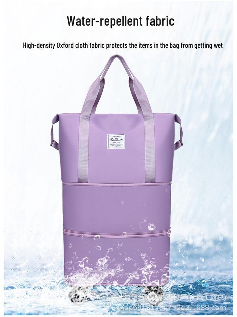 Bolsa Esportiva Versátil: Separação de seco/molhado, ioga, mensageiro, viagem de grande capacidade com rodas