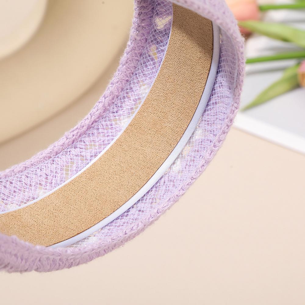 Nouveau bandeau à fleurs tricoté large Style ethnique Bandeaux pour femmes Accessoires pour cheveux Bandeaux