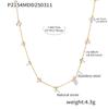 Bohemian Irregular Stone Necklace: Retro, Versatile Clavicle Chain for Women