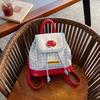 Schoolbag1011 College Style Cute Mini Schoolbag Foreign Style Children's Backpack Japanese Cute Plaid Embroidered Backpack