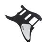 Electric Guitar Pickguard PVC Plastic Guard Scratch Board Front Plate Panel Cover Instrument Accessories 1 Layer Black