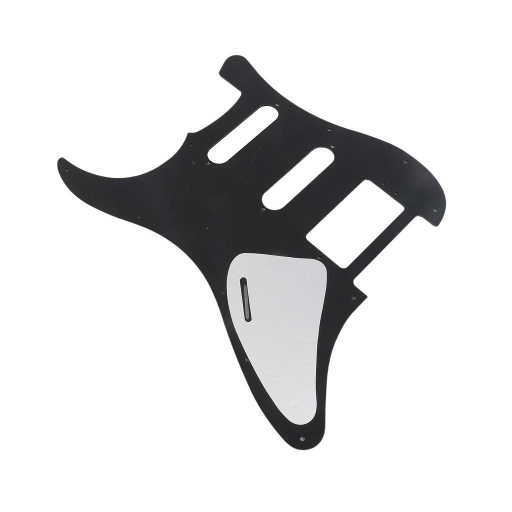 Electric Guitar Pickguard PVC Plastic Guard Scratch Board Front Plate Panel Cover Instrument Accessories 1 Layer Black