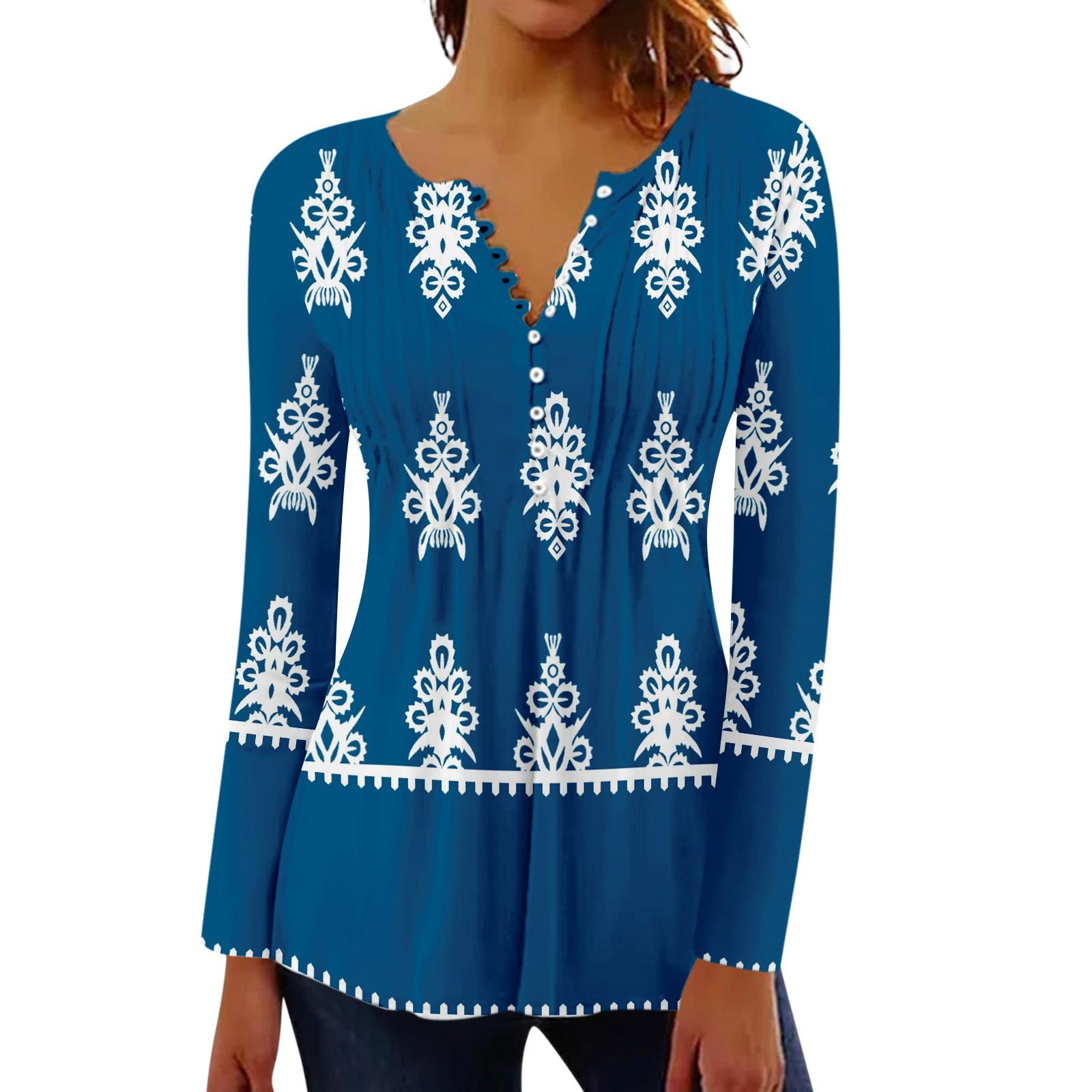 

Женский плиссированный топ на пуговицах с ретро цветочным принтом M