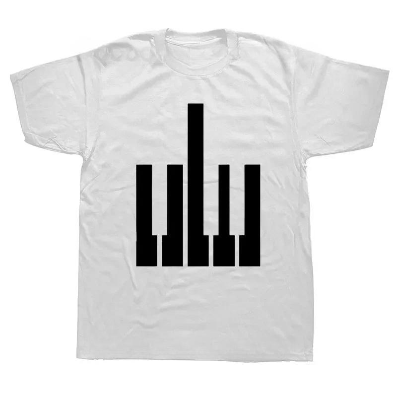 Born Piano Teacher Music Band Keyboard Player Hip Hop Hajaku Mens Clothing Printed T Shirt Short Sleeve Fun T Shirt Tops Y2K