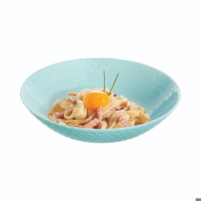 Assiette creuse turquoise 20 cm Pampille - Luminarc