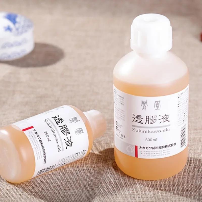 500ml Japanese Transparent Alum Water/glue Liquid Art Painting Water Chinese Painting Special Effect Anti-penetration Watercolor
