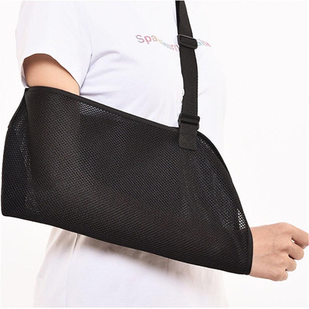 Pustende mesh armslynge forskjøvet skulderslynger armstøtte for menn kvinner
