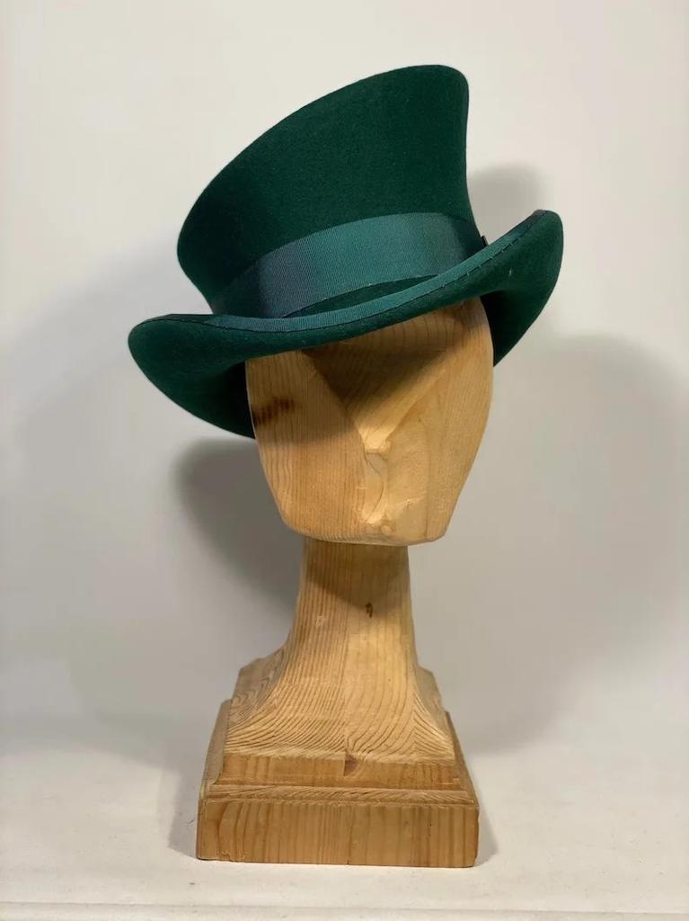 Women Men Asymmetric Top Wool Fedora Hat Magician Steampunk Cosplay Punk Party Caps Retro Fashion Ribbon Top Hat Dropshipping