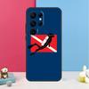 Diver Down Diving Flag Case For Samsung Galaxy S26 S23 Ultra S20 S21 S22 S24 S25 Plus S10 S25 FE Back Cover Shell