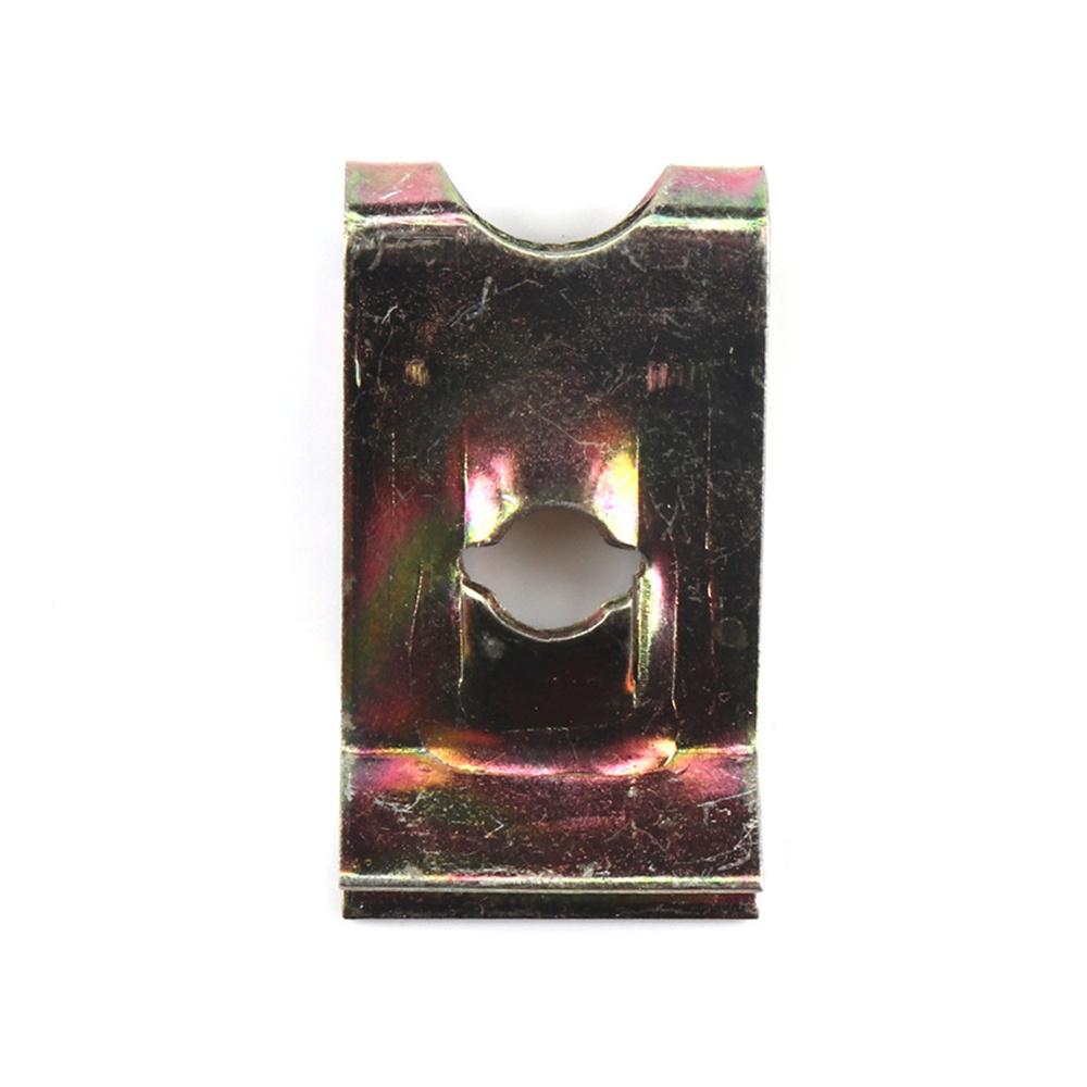 75X Motorcycle Car Universal Speed Fastener Screw U-Clips Spire Captive Nut Clip