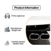 Toyota Alphard 40 Series Dual Outlet Square Exhaust Tip Tailpipe