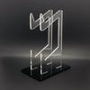 Universal Dual Controller Stand For Ps5 Ps4 Desk Controller Transparent Acrylic Holder Gamepad Joystick Mount For Xbox