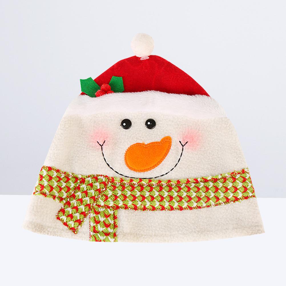 Snowman Cartoon Christmas Hats Red Headdress Party Favors Decorations Santa Hats Kids Adults Celebration Christmas Party Favors