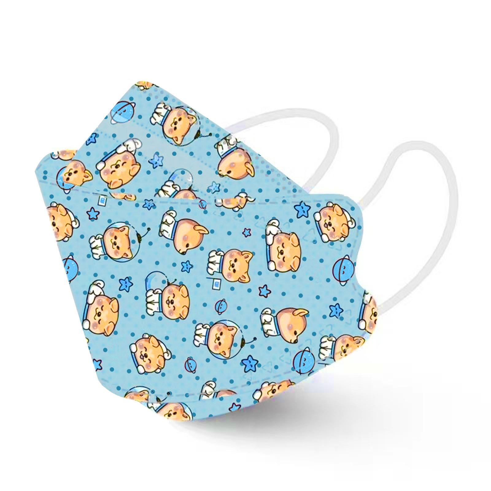 

Детская одноразовая маска из спанлейса с принтом, 10 шт. P разноцветный