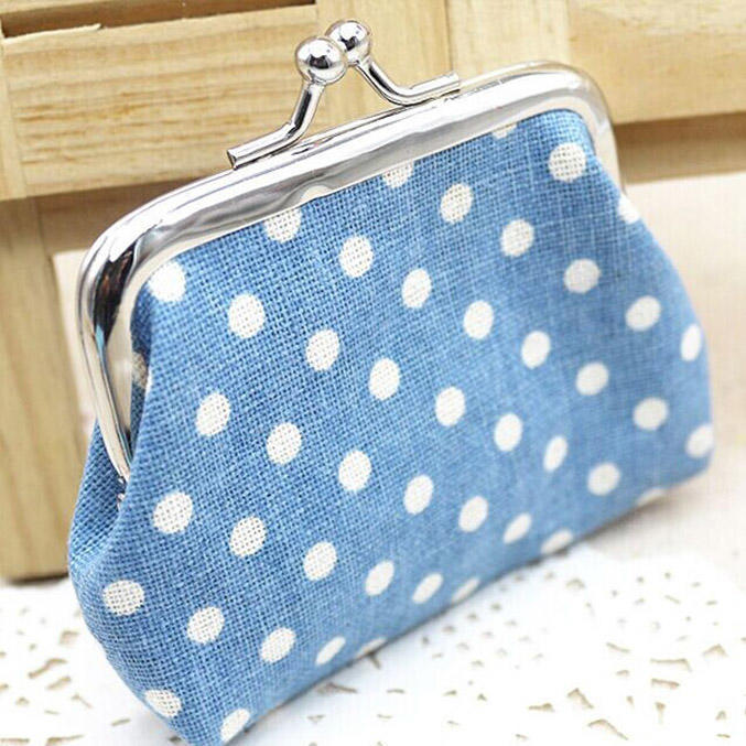 

Sagit женский маленький кошелек с держателем для монет портмоне клатч сумка One Size светло-синий