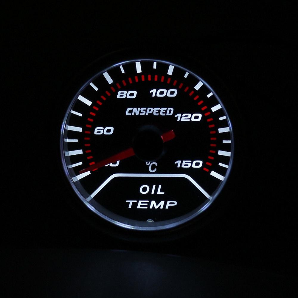 2"(52mm) Smoke Lens Car Pointer 270 Degree Oil Temp Gauge /oil Temperature Meter/car Meter YC101229