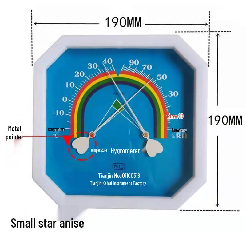 Tianjin WS2080B High Precision Indoor Thermohygrometer for Home, Pharmacy, Greenhouse