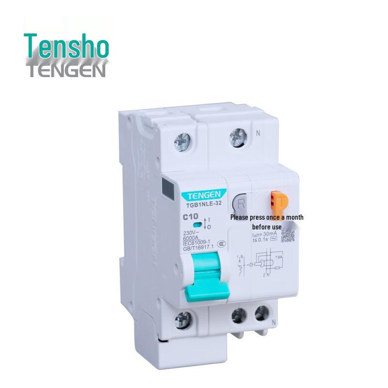 TENGEN TGB1NLE Miniature Residual Current Circuit Breaker (RCBO)