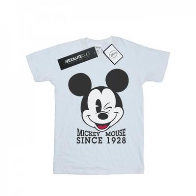 Womens/Ladies Mickey Mouse Since 1928 Cotton Boyfriend T-Shirt