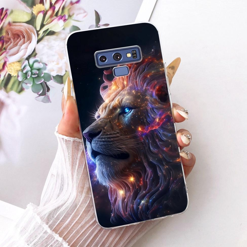 Transparent Cover For Samsung Note9 Case Cute Fashion Butterfly Funny Painted Casing For Samsung Galaxy Note9 SM-N960F SM-N9600