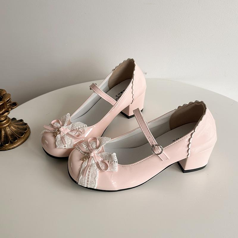 Fashion Fashion JK Women Mary Jane Shoes Causal Shallow Butterfly-knot Shoes Ladies Spring Autumn Luxury Elegant Lolita Shoes Female