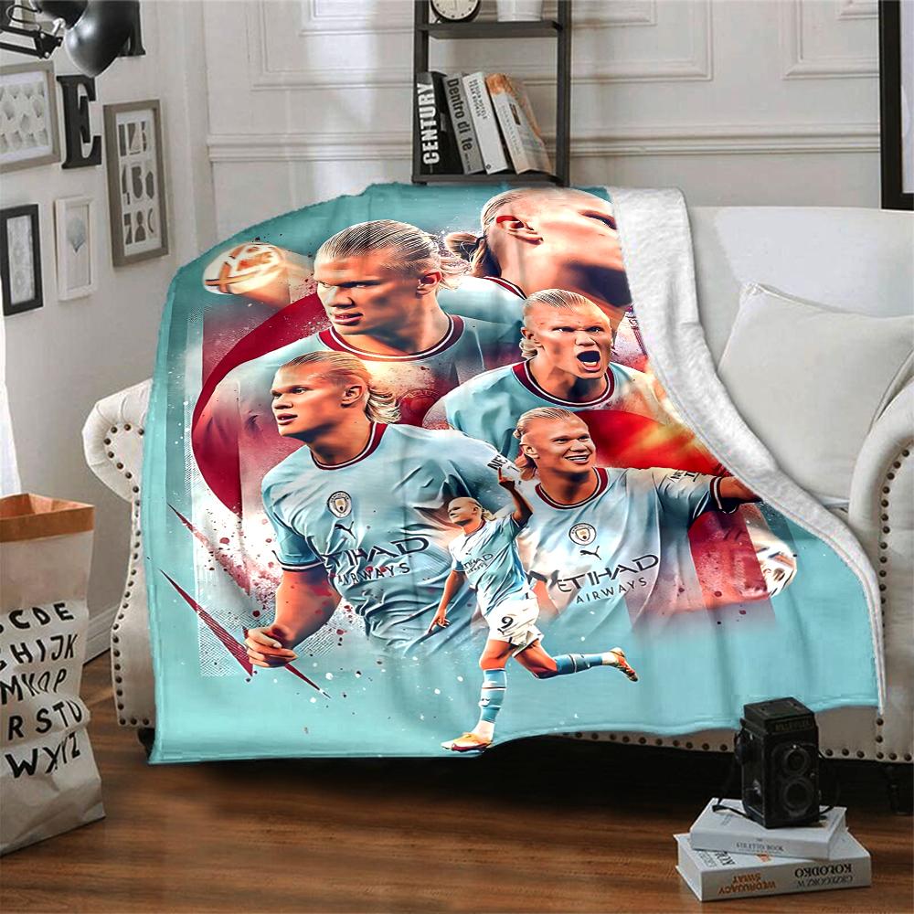 Haalands Dynamic Collage Blankets Flannel Printed Breathable Warm Throw Blanket for Home Office Bedspreads 0708a78