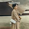 Songmont Mahjong Style Leather Crossbody Bag