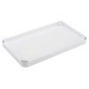 Yamazaki Tower Tabletop Draining Tray with Square W42 X D25 X 2528, Lid, (Lid Only), White, Approx. H3.8cm