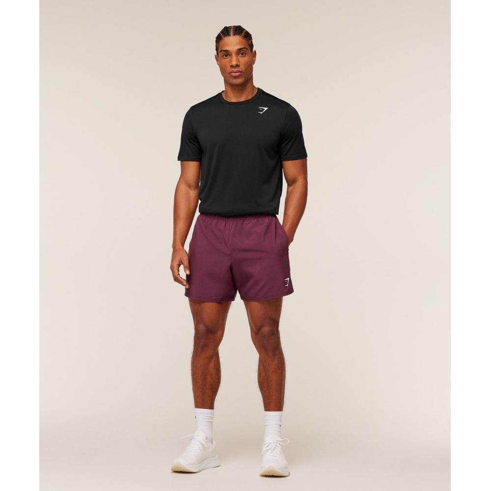 Gymshark Arrival 5  Shorts Gs Impact Burgundy A2a1m Rcf3