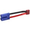 T Female To EC5 Male Wire Reliable Connection Short Circuit Protection 12AWG T Plug Connector for RC Car  Aircraft Model