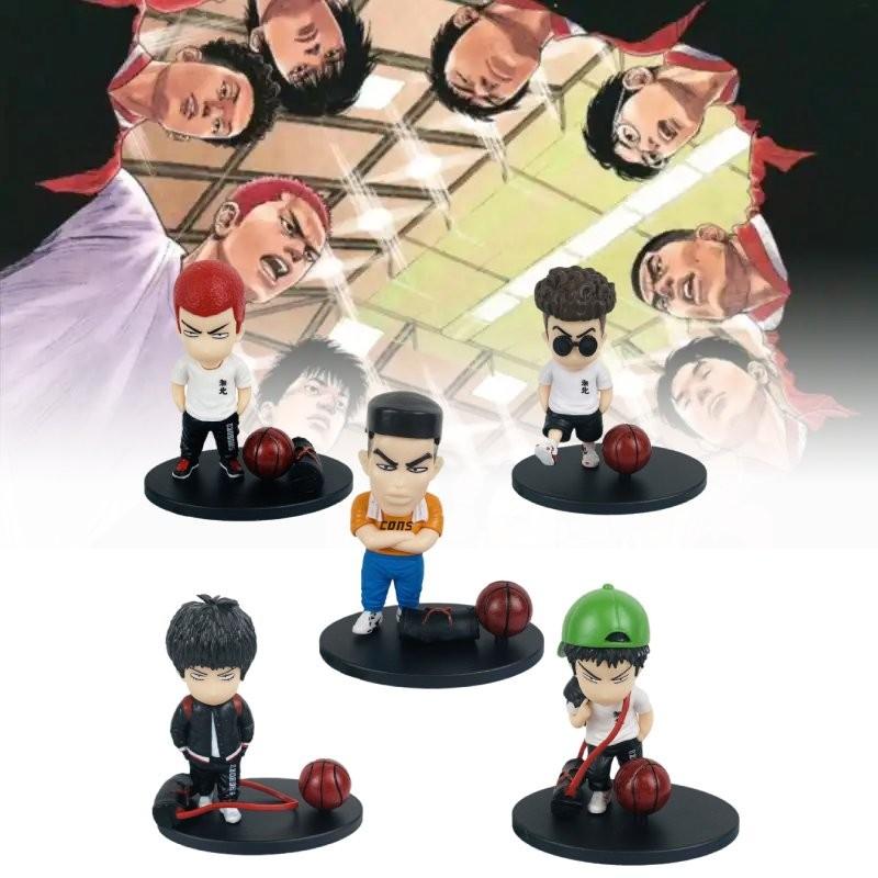 The 5pcs First Slam Dunk Role Pvc Toy Model Desktop Decoration Gift Christmas