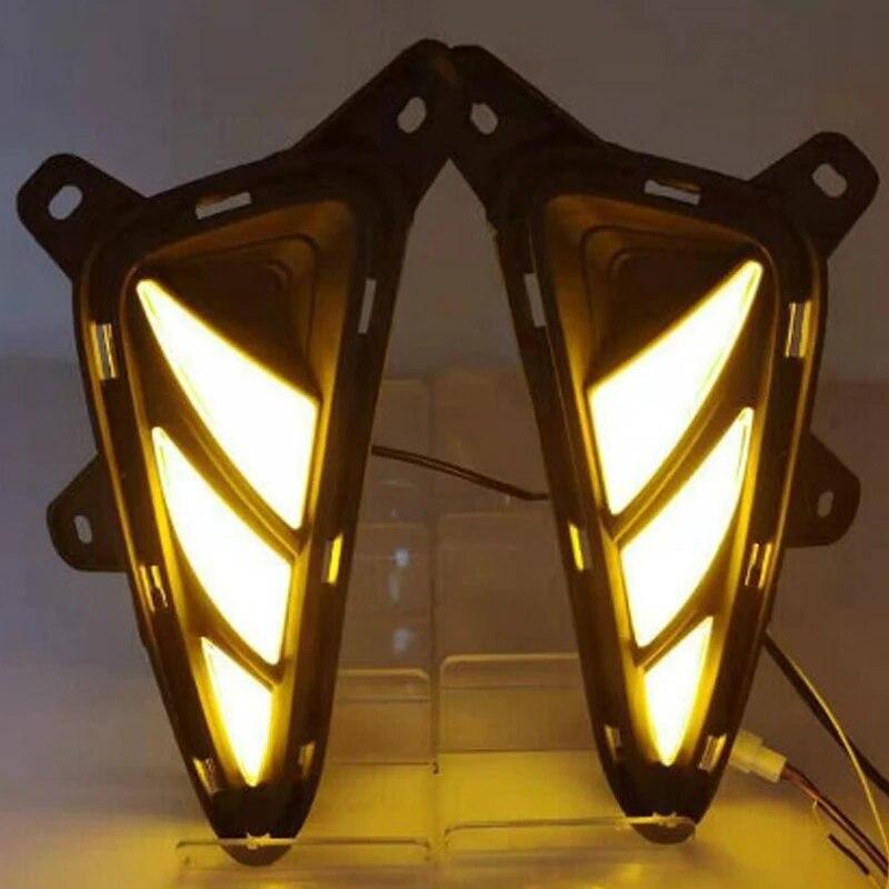 1Set LED Daytime Running Turning Signal Light DRL Fog Lamp Brake light For Toyota CHR C-HR 2016 2017 2018