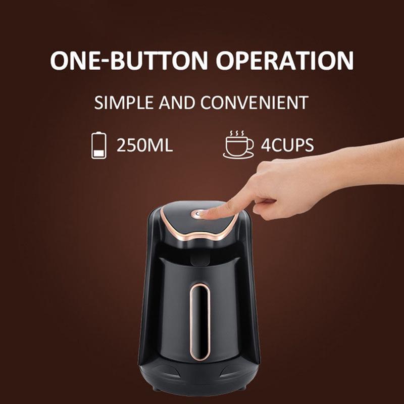 European Electric Turkish Coffee Pot - Convenient Home Coffee Maker