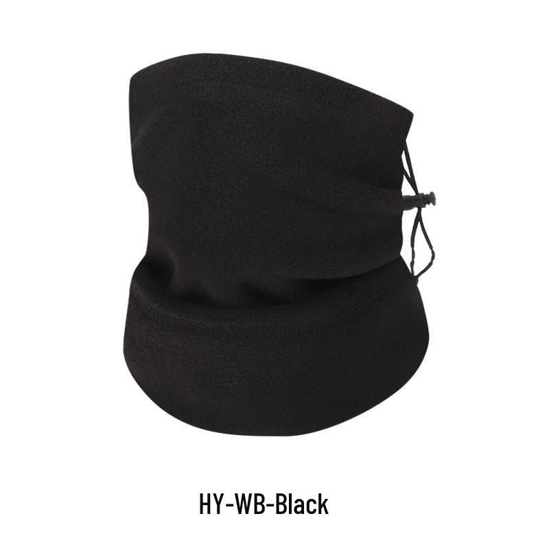 Autumn/Winter Windproof Fleece Neck Gaiter: Warm Thickened Face Mask for Cycling, Skiing, and Outdoor Cold Protection.