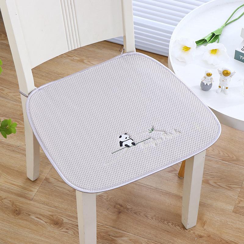 Vierjahreszeiten Seidenkissen Vierjahreszeiten Universalkissen Stuhlkissen Büronutzung Langzeit-Sitzkissen Gesäßkissen Plüsch und Dick 40 * 44cm white