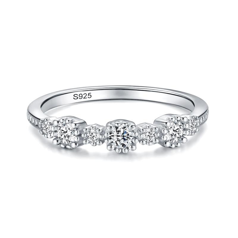 Ada Jewelry 925 Silber Schmuck Luxury Zircons Real Sterling Silver 925 Rings for Women 5