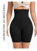 Women's Plus Size High-Waisted Tight-Fitting Control Panties with Butt Lifting Postpartum Slimming Waist Cincher Nylon Spandex