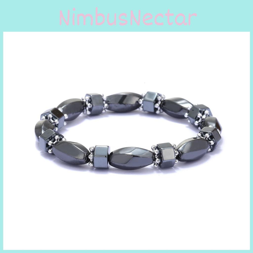 Lhsl-059 Trendy Unisex Double Row Rainbow Stone Bracelet With Magnetic Clasp Great Travel Souvenir