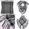 Adult Skin Friendly Kerchief Lattice Pattern Headscarf Tie Back Hair Kerchief