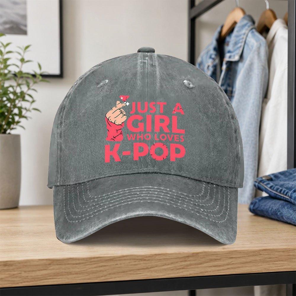 pc New Finger Heart KPOP AllMatch Retro Washed Baseball Cap Unisex Trendy Accessory Couple Daily Same Style Hat Classic Dad Ha