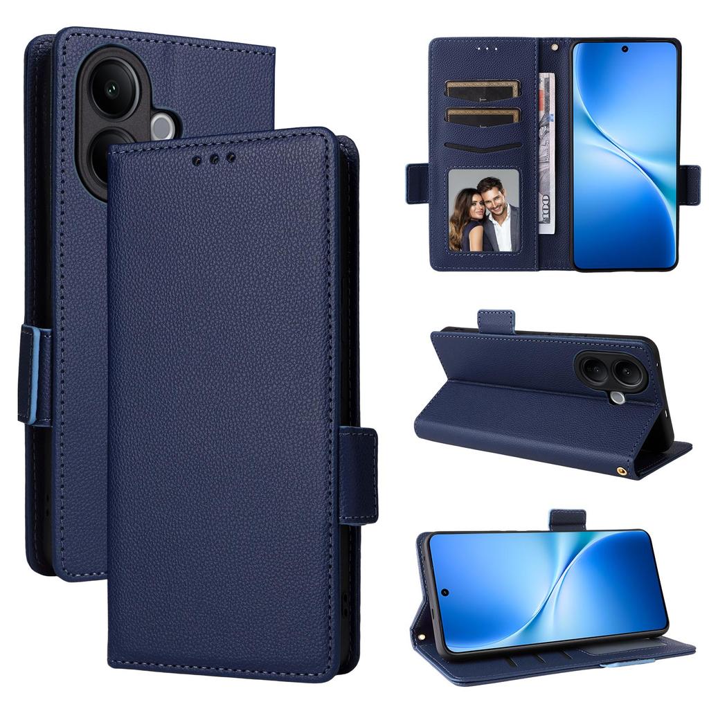 Flip Cover für Vivo V60 Lite PU-Leder Handyhülle Ganzkörperschutz [RFID-Blockierung] Schutzhüllen