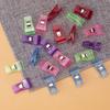 50pcs Sewing Clips Colorful Clips Multipurpose Plastic Craft Crocheting Knitting Safety Clothing Clips Color Binding Clips Paper