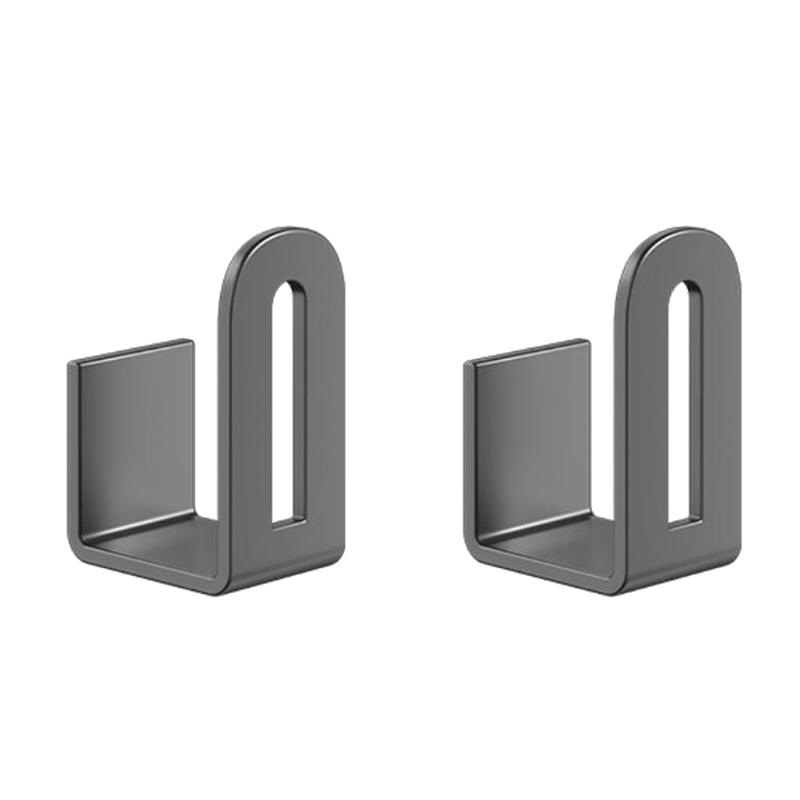 

2Pcs Home Router Storage Box Wall Artifact Set-Top Box Wall-Mounted Fixture Support Bracket Wifi Placement Rack For Living Room сірий колір